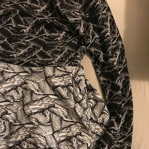 Lularoe Georgia size Large - Black and White - NWT